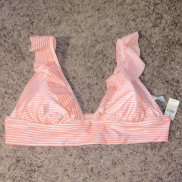 Aerie ruffle longline bikini top - Picture 4 of 10